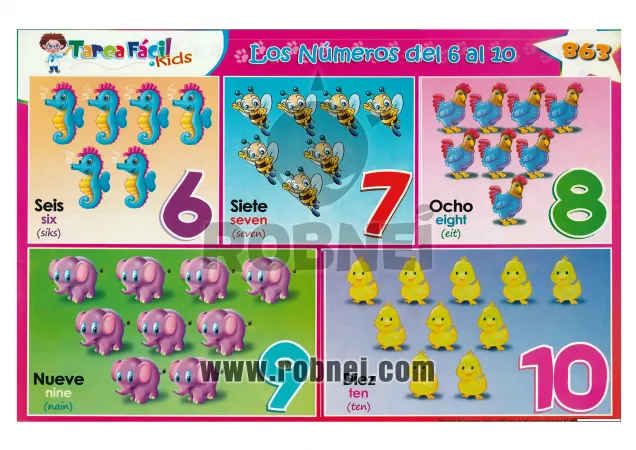 Los Numeros Del 6 10